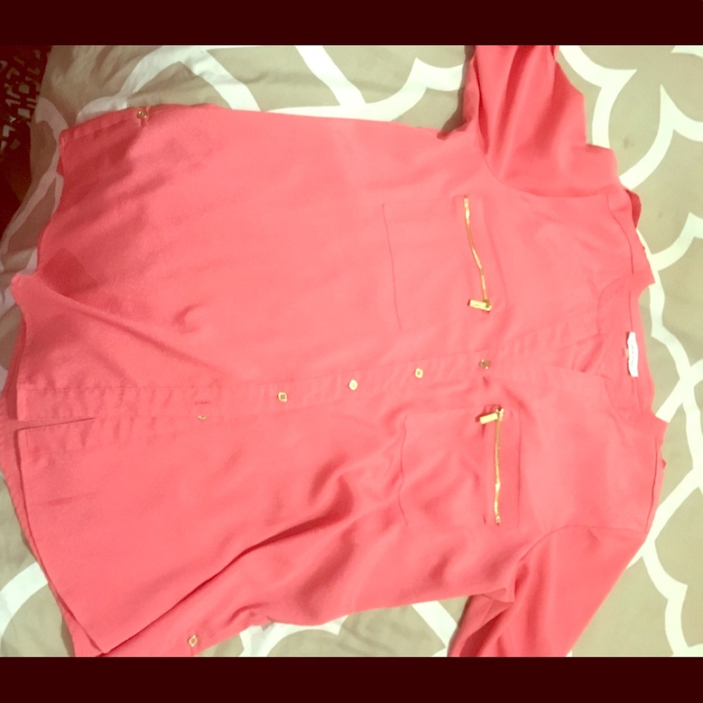 Calvin Klein 3/4 length sleeves blouse